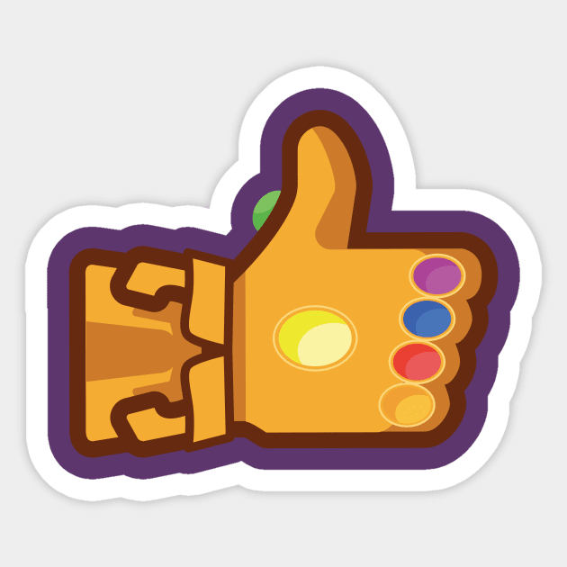 Infinite Like Sticker by sonicpandaart